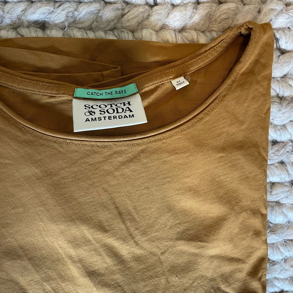 Scotch & Soda Men's Brown Tee